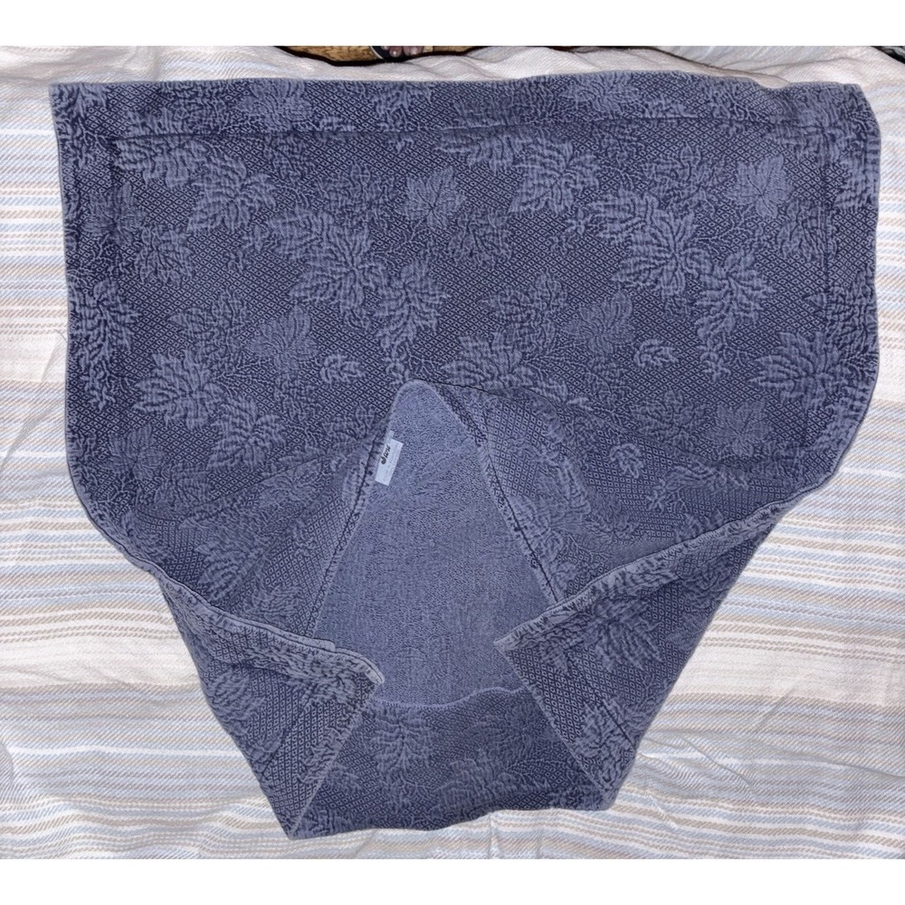 Company‎ Store Floral Quilted Cotton Pillow Shams Blue  27x17 Scalloped Portugal - Picture 4 of 7